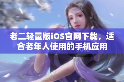 老二輕量版iOS官網(wǎng)下載，適合老年人使用的手機(jī)應(yīng)用