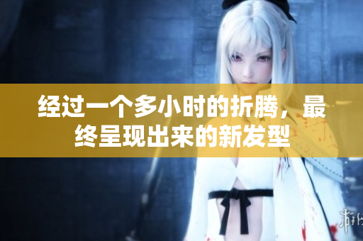 經(jīng)過一個多小時的折騰，最終呈現(xiàn)出來的新發(fā)型