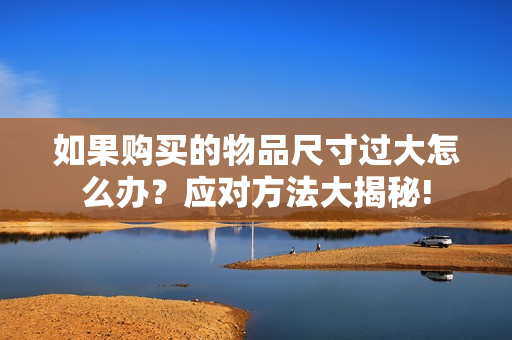 如果購買的物品尺寸過大怎么辦？應(yīng)對(duì)方法大揭秘!