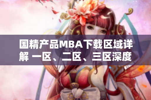 國(guó)精產(chǎn)品MBA下載區(qū)域詳解 一區(qū)、二區(qū)、三區(qū)深度解析
