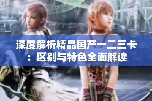 深度解析精品國產(chǎn)一二三卡：區(qū)別與特色全面解讀