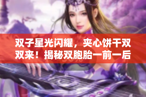 雙子星光閃耀，夾心餅干雙雙來！揭秘雙胞胎一前一后夾心餅干的秘密