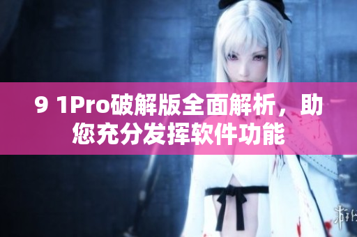9 1Pro破解版全面解析，助您充分發(fā)揮軟件功能