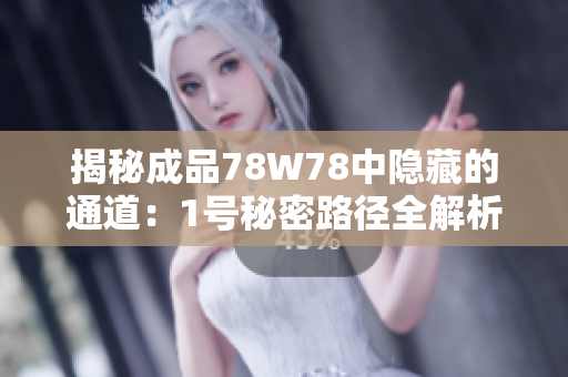 揭秘成品78W78中隱藏的通道：1號秘密路徑全解析