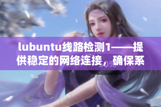 lubuntu線路檢測1——提供穩(wěn)定的網(wǎng)絡(luò)連接，確保系統(tǒng)運行暢通