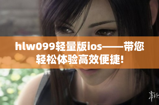 hlw099輕量版ios——帶您輕松體驗(yàn)高效便捷!