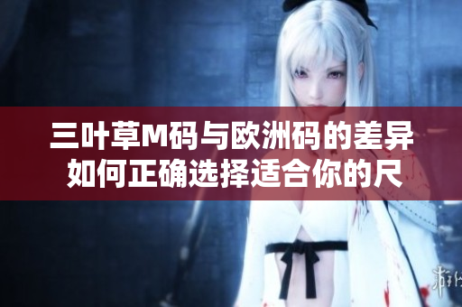 三葉草M碼與歐洲碼的差異 如何正確選擇適合你的尺碼？