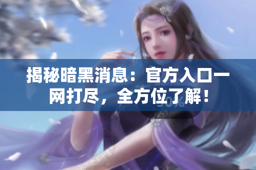 揭秘暗黑消息：官方入口一網(wǎng)打盡，全方位了解！