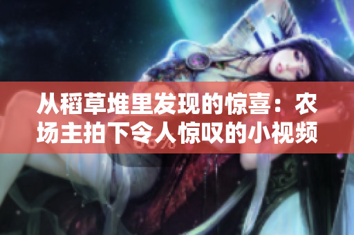 從稻草堆里發(fā)現(xiàn)的驚喜：農(nóng)場主拍下令人驚嘆的小視頻