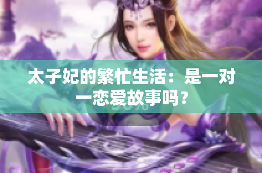 太子妃的繁忙生活：是一對(duì)一戀愛(ài)故事嗎？