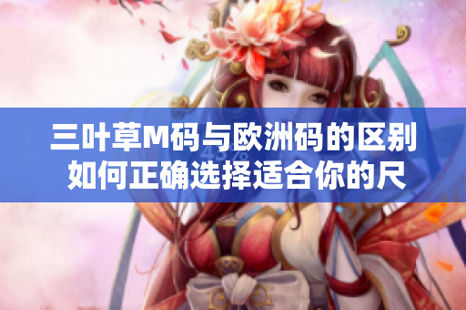 三葉草M碼與歐洲碼的區(qū)別 如何正確選擇適合你的尺碼？