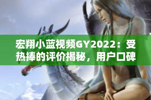 宏翔小藍(lán)視頻GY2022：受熱捧的評價揭秘，用戶口碑如何？