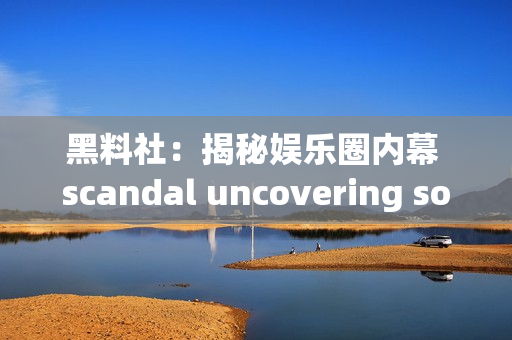 黑料社：揭秘娛樂圈內(nèi)幕 scandal uncovering society