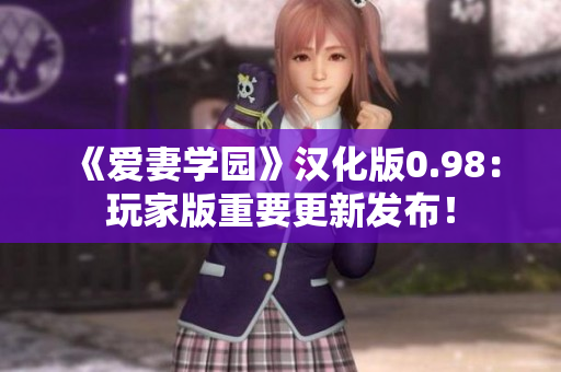 《愛妻學園》漢化版0.98：玩家版重要更新發(fā)布！