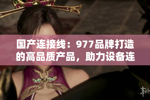 國(guó)產(chǎn)連接線：977品牌打造的高品質(zhì)產(chǎn)品，助力設(shè)備連接更便捷