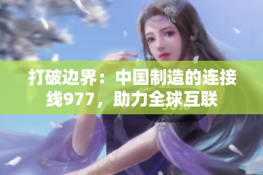 打破邊界：中國制造的連接線977，助力全球互聯(lián)