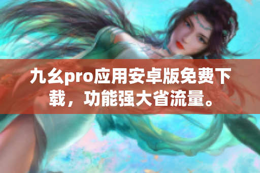 九幺pro應(yīng)用安卓版免費下載，功能強(qiáng)大省流量。