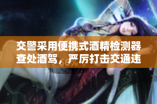 交警采用便攜式酒精檢測器查處酒駕，嚴(yán)厲打擊交通違法