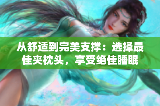 從舒適到完美支撐：選擇最佳夾枕頭，享受絕佳睡眠