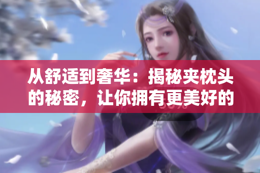從舒適到奢華：揭秘夾枕頭的秘密，讓你擁有更美好的睡眠體驗(yàn)