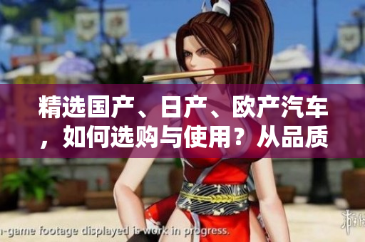 精選國產(chǎn)、日產(chǎn)、歐產(chǎn)汽車，如何選購與使用？從品質(zhì)到性能，一一解析！