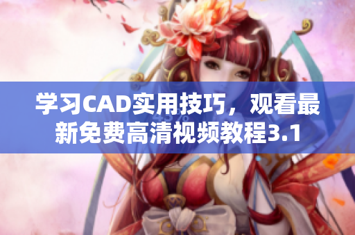 學(xué)習(xí)CAD實(shí)用技巧，觀看最新免費(fèi)高清視頻教程3.1