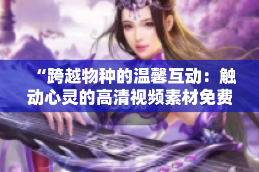 “跨越物種的溫馨互動：觸動心靈的高清視頻素材免費獲取”