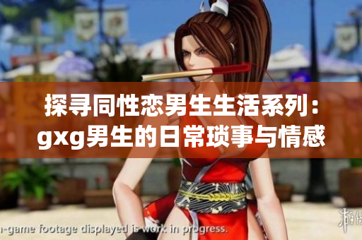 探尋同性戀男生生活系列：gxg男生的日?，嵤屡c情感故事