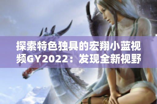 探索特色獨具的宏翔小藍(lán)視頻GY2022：發(fā)現(xiàn)全新視野的視頻體驗