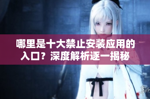 哪里是十大禁止安裝應(yīng)用的入口？深度解析逐一揭秘