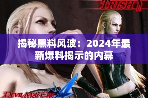 揭秘黑料風(fēng)波：2024年最新爆料揭示的內(nèi)幕