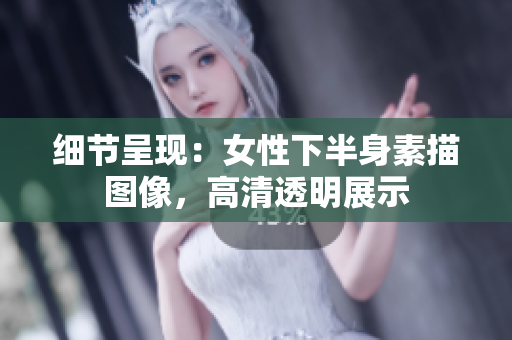 細(xì)節(jié)呈現(xiàn)：女性下半身素描圖像，高清透明展示