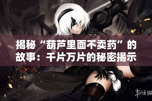 揭秘“葫蘆里面不賣藥”的故事：千片萬片的秘密揭示