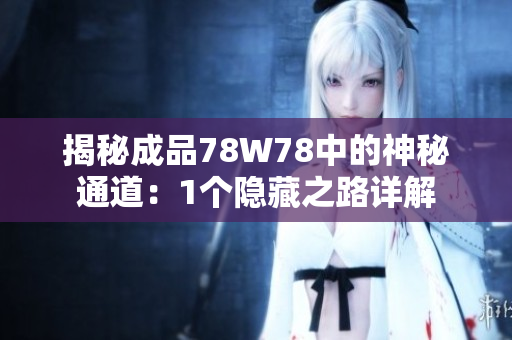 揭秘成品78W78中的神秘通道：1個(gè)隱藏之路詳解