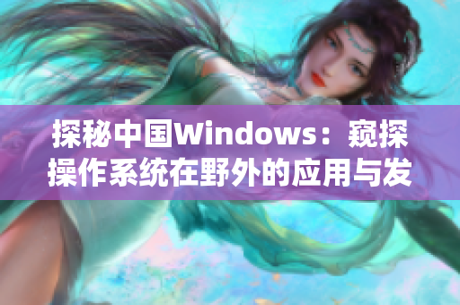 探秘中國Windows：窺探操作系統(tǒng)在野外的應(yīng)用與發(fā)展