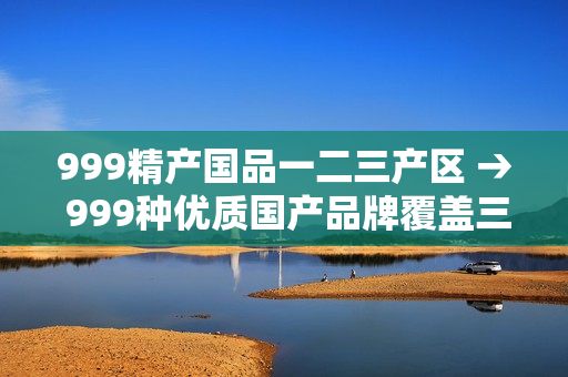 999精產(chǎn)國品一二三產(chǎn)區(qū) → 999種優(yōu)質(zhì)國產(chǎn)品牌覆蓋三大產(chǎn)業(yè)區(qū)