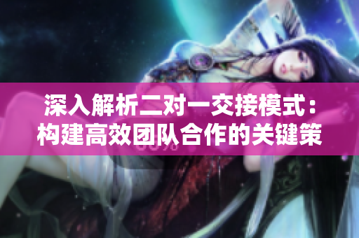 深入解析二對(duì)一交接模式：構(gòu)建高效團(tuán)隊(duì)合作的關(guān)鍵策略