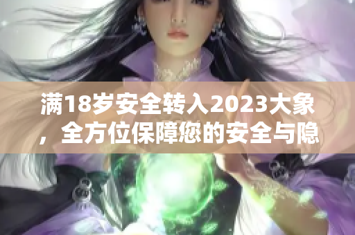 滿18歲安全轉(zhuǎn)入2023大象，全方位保障您的安全與隱私!