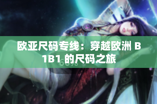 歐亞尺碼專線：穿越歐洲 B1B1 的尺碼之旅