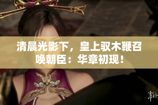 清晨光影下，皇上馭木鞭召喚朝臣：華章初現(xiàn)！