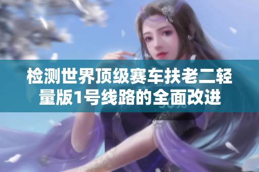 檢測(cè)世界頂級(jí)賽車扶老二輕量版1號(hào)線路的全面改進(jìn)