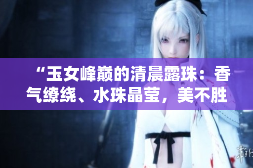 “玉女峰巔的清晨露珠：香氣繚繞、水珠晶瑩，美不勝收！”