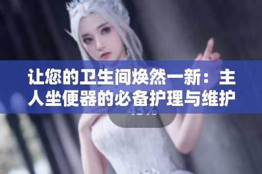讓您的衛(wèi)生間煥然一新：主人坐便器的必備護(hù)理與維護(hù)