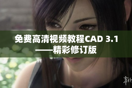 免費(fèi)高清視頻教程CAD 3.1——精彩修訂版