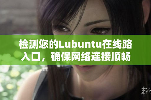 檢測您的Lubuntu在線路入口，確保網(wǎng)絡(luò)連接順暢