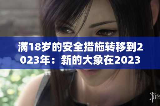 滿18歲的安全措施轉移到2023年：新的大象在2023年的挑戰(zhàn)和機遇