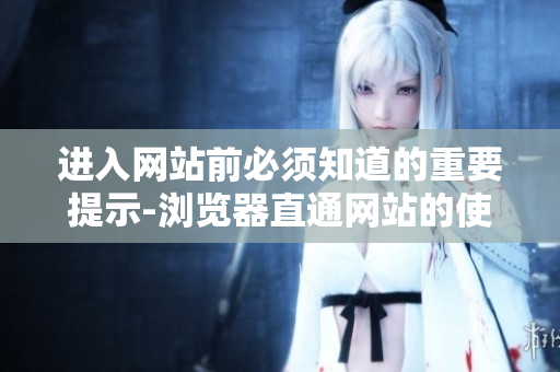 進(jìn)入網(wǎng)站前必須知道的重要提示-瀏覽器直通網(wǎng)站的使用技巧