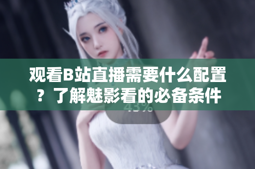 觀看B站直播需要什么配置？了解魅影看的必備條件