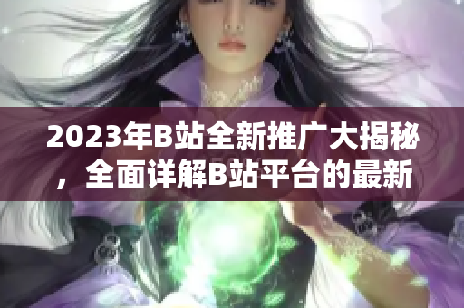 2023年B站全新推廣大揭秘，全面詳解B站平臺(tái)的最新推廣政策、活動(dòng)和技巧