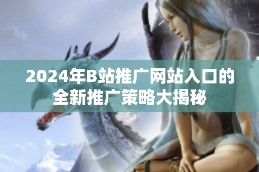 2024年B站推廣網(wǎng)站入口的全新推廣策略大揭秘